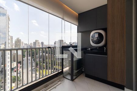 Varanda de kitnet/studio para alugar com 1 quarto, 23m² em Liberdade, São Paulo