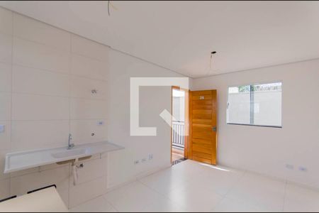 Sala e Cozinha Integrada de apartamento à venda com 2 quartos, 38m² em Vila Guilhermina, São Paulo