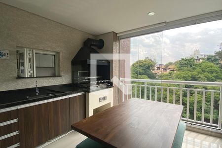 Varanda gourmet de apartamento para alugar com 3 quartos, 96m² em Centro de Apoio I (alphaville), Santana de Parnaíba