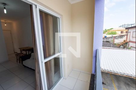 Varanda da Sala de apartamento para alugar com 1 quarto, 45m² em Vila Jaboticabeira, Taubaté