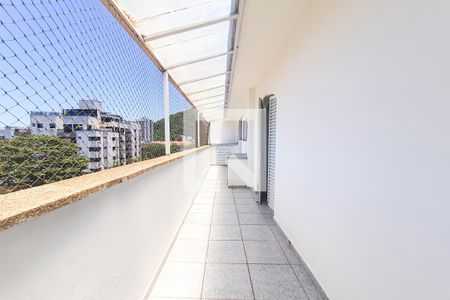 Varanda do Quarto de apartamento para alugar com 3 quartos, 141m² em Vila Julia, Guarujá