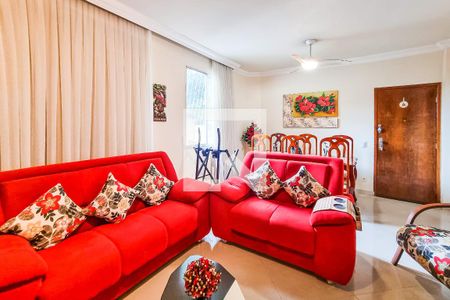 Sala de apartamento à venda com 3 quartos, 80m² em Indaiá, Belo Horizonte