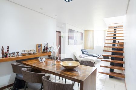  sala de jantar de apartamento à venda com 3 quartos, 164m² em Vila Maria do Carmo, Nova Lima