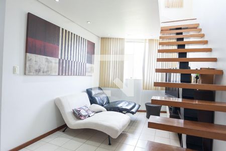 sala  de apartamento à venda com 3 quartos, 164m² em Vila Maria do Carmo, Nova Lima