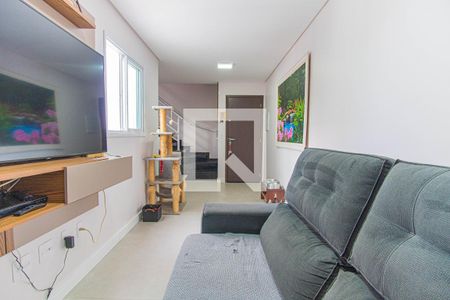 Sala de apartamento à venda com 2 quartos, 97m² em Jardim Ocara, Santo André