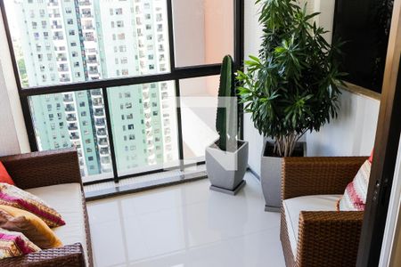 Varanda da Sala de apartamento para alugar com 2 quartos, 115m² em Barra da Tijuca, Rio de Janeiro