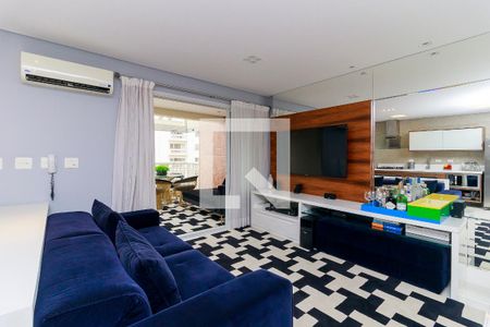 Sala de apartamento à venda com 2 quartos, 102m² em Vila Cordeiro, São Paulo