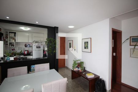 Sala de apartamento à venda com 3 quartos, 128m² em Indaiá, Belo Horizonte