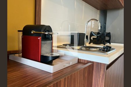 Cozinha de apartamento à venda com 1 quarto, 27m² em Indianópolis, São Paulo