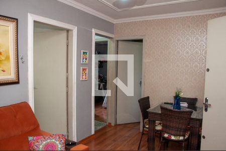 Sala de apartamento para alugar com 2 quartos, 57m² em Tres Barras, Contagem