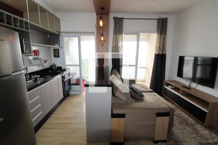 Sala/Cozinha de apartamento para alugar com 1 quarto, 43m² em Vila Prudente, São Paulo