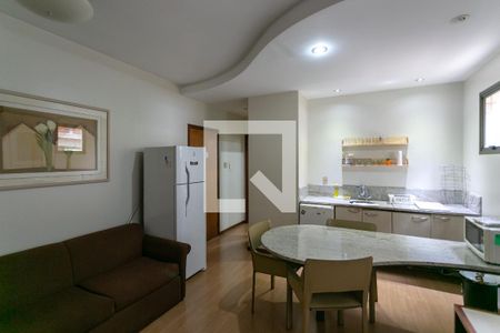 Sala/Cozinha de apartamento à venda com 1 quarto, 43m² em Funcionários, Belo Horizonte