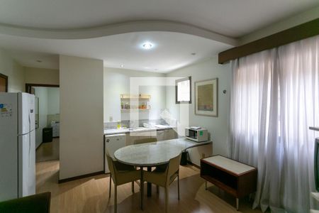 Sala/Cozinha de apartamento à venda com 1 quarto, 43m² em Funcionários, Belo Horizonte