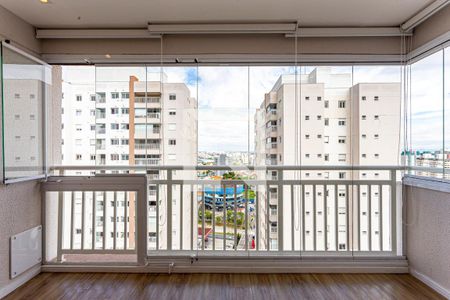 Varanda da Sala de apartamento para alugar com 2 quartos, 61m² em Vila Apiai, Santo André