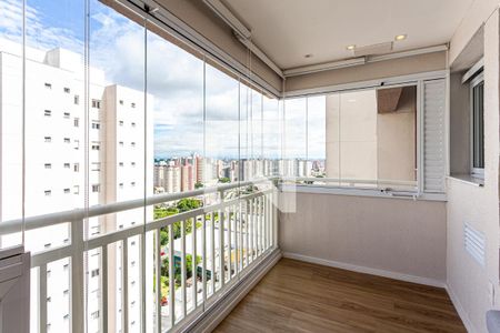 Varanda da Sala de apartamento para alugar com 2 quartos, 61m² em Vila Apiai, Santo André