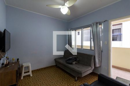 Sala de apartamento para alugar com 1 quarto, 50m² em Guilhermina, Praia Grande