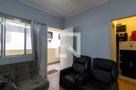 Sala de apartamento para alugar com 1 quarto, 50m² em Guilhermina, Praia Grande