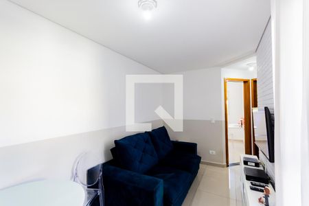 Sala de apartamento à venda com 2 quartos, 90m² em Jardim Utinga, Santo André