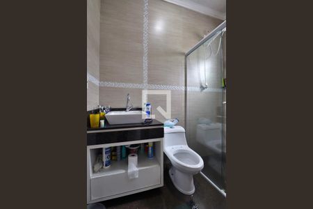 Banheiro do Quarto Suíte de casa à venda com 3 quartos, 289m² em Jardim Santo Alberto, Santo André