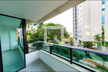 Varanda de apartamento à venda com 4 quartos, 155m² em Serra, Belo Horizonte