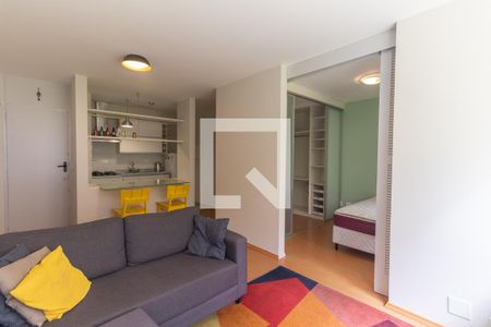 Sala de apartamento para alugar com 1 quarto, 41m² em Vila Madalena, São Paulo