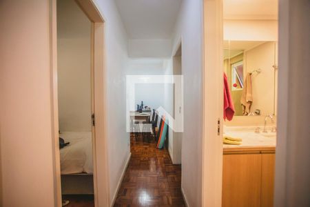 Corredor - Quartos de apartamento à venda com 3 quartos, 87m² em Vila Clementino, São Paulo