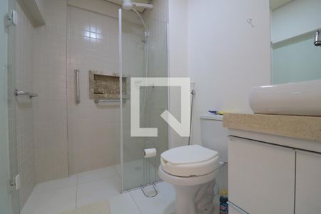 Banheiro de apartamento para alugar com 1 quarto, 37m² em Alto da Mooca, São Paulo