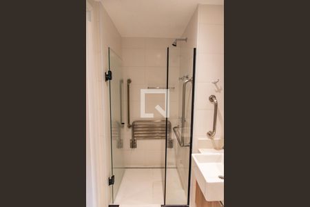 Studio para alugar com 28m², 1 quarto e sem vaga Studio para alugar com 28m², 1 quarto e sem vagaBanheiro