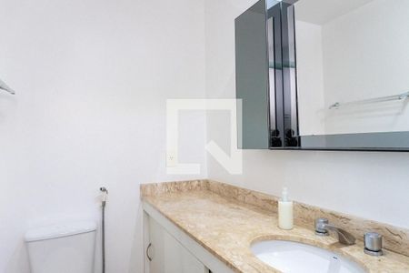 Banheiro da Suíte 1 de apartamento à venda com 4 quartos, 129m² em Vila Clementino, São Paulo