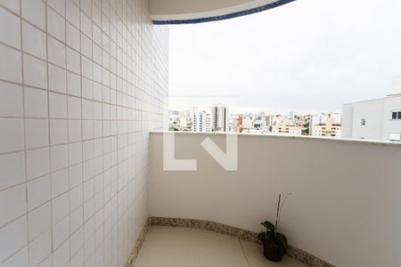 Varanda da Suíte de apartamento à venda com 4 quartos, 114m² em União, Belo Horizonte