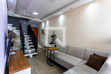 Sala de apartamento à venda com 2 quartos, 101m² em Vila Humaitá, Santo André