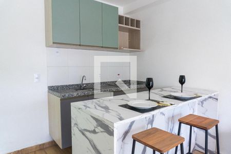 Cozinha de kitnet/studio à venda com 1 quarto, 28m² em Saúde, São Paulo