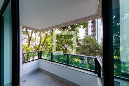 Varanda de apartamento à venda com 4 quartos, 141m² em Serra, Belo Horizonte