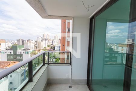 Varanda da Sala de apartamento à venda com 4 quartos, 141m² em Serra, Belo Horizonte