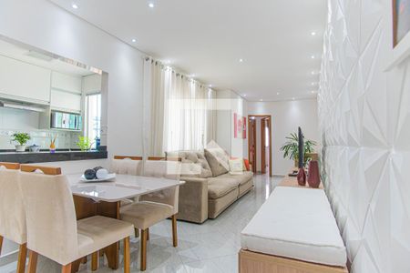 Sala de apartamento à venda com 2 quartos, 116m² em Vila Camilópolis, Santo André