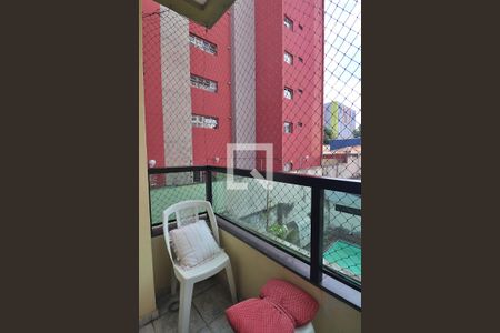 Varanda do Quarto 1 de apartamento à venda com 3 quartos, 92m² em Jardim, Santo André