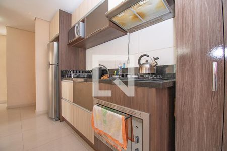 cozinha de apartamento à venda com 2 quartos, 44m² em Operário, Novo Hamburgo