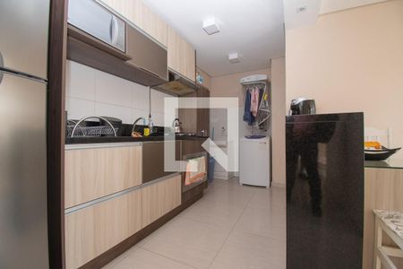 cozinha de apartamento à venda com 2 quartos, 44m² em Operário, Novo Hamburgo