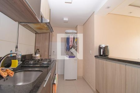 cozinha de apartamento à venda com 2 quartos, 44m² em Operário, Novo Hamburgo