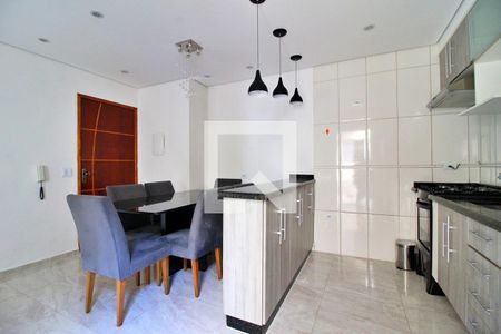 Sala/Cozinha de apartamento para alugar com 2 quartos, 50m² em Parque João Ramalho, Santo André