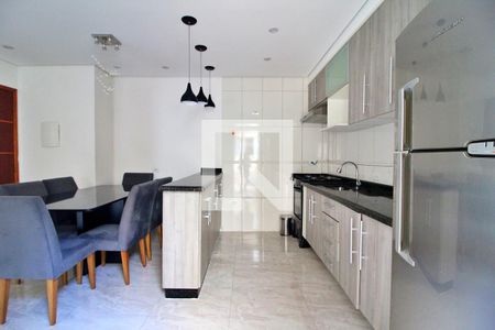 Sala/Cozinha de apartamento para alugar com 2 quartos, 50m² em Parque João Ramalho, Santo André