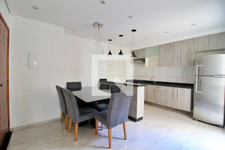 Sala/Cozinha de apartamento para alugar com 2 quartos, 50m² em Parque João Ramalho, Santo André