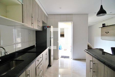 Sala/Cozinha/Área de Serviço de apartamento para alugar com 2 quartos, 50m² em Parque João Ramalho, Santo André