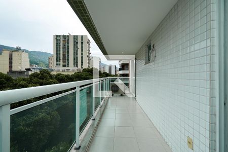 Sala Varanda de apartamento à venda com 2 quartos, 74m² em Tijuca, Rio de Janeiro