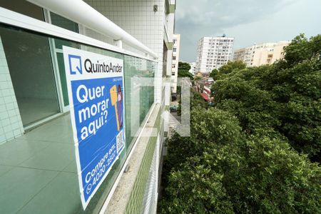 Sala Varanda Vista de apartamento à venda com 2 quartos, 74m² em Tijuca, Rio de Janeiro