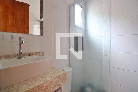 Banheiro do Quarto 1 - Suíte de apartamento à venda com 2 quartos, 90m² em Bangú, Santo André