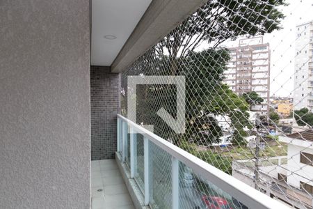 Varanda da Sala de apartamento à venda com 3 quartos, 77m² em Centro, Diadema