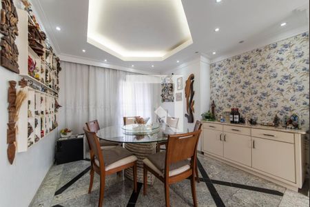 Sala de Jantar de apartamento à venda com 4 quartos, 210m² em Vila Gumercindo, São Paulo