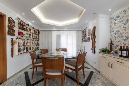 Sala de Jantar de apartamento à venda com 4 quartos, 210m² em Vila Gumercindo, São Paulo