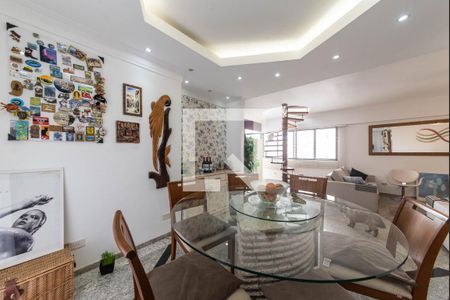 Sala de Jantar de apartamento à venda com 4 quartos, 210m² em Vila Gumercindo, São Paulo